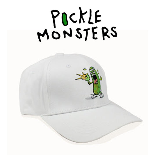 Pickle Monsters Baseball Hat - Adjustable Cap with Embroidered Pickle Monster Design