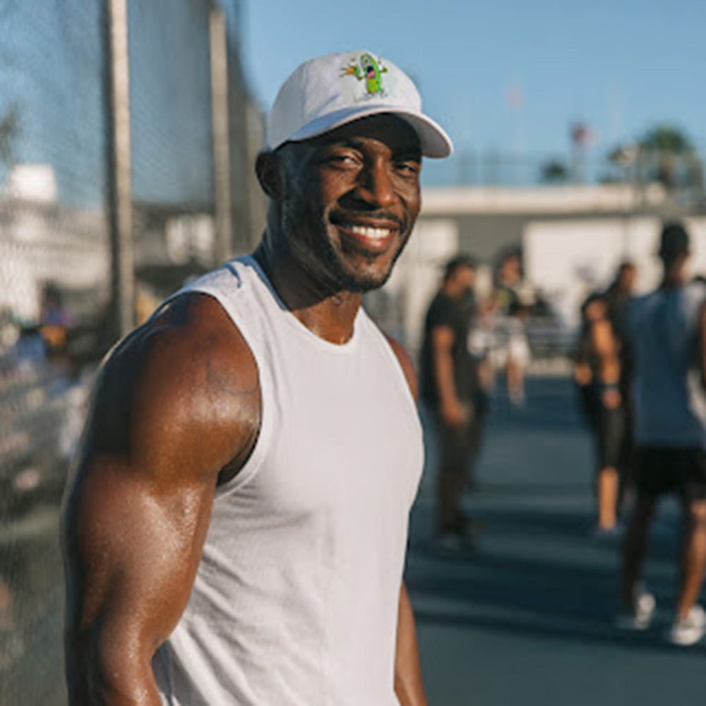 Pickle Monsters 6 Panel Baseball Hat - Adjustable Cotton Cap with Embroidered Pickle Monster Design