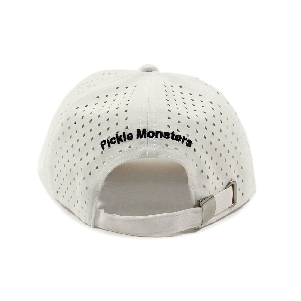 Pickle Monsters 5 Panel Sports Cap - Laser Perforated Panel - Performance Design - Embroidered