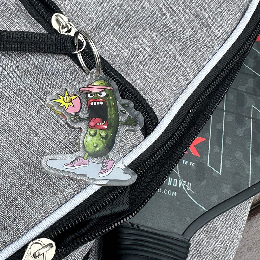 Pickle Monsters Pickleball Key Chains - Stylish Fun and Secure - Set of 2!
